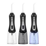 Potente idropulsore dentale senza fili da 350 ml con display OLED portatile e irrigatore orale con 5 modalità di pressione
