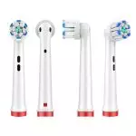 Confezione da 4 testine di ricambio per spazzolino elettrico orale disponibili in stock EB-60X
