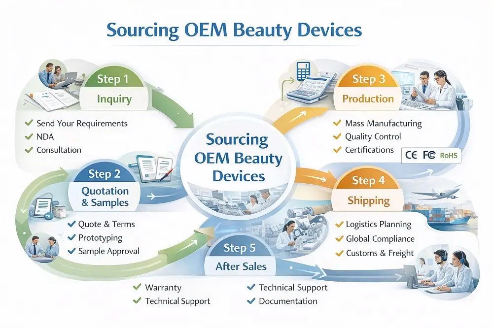 Why Are More Brands Choosing OEM Beauty Device Manufacturers in China?